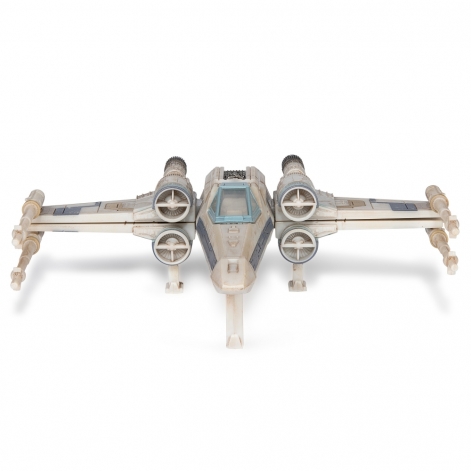 Star Wars Ігрова колекційна фігурка Medium Vehicle Транспорт та фігурка X-Wing (Blue 1) + Antoc Merric & R2-R9 12.5см - lebebe-boutique - 4