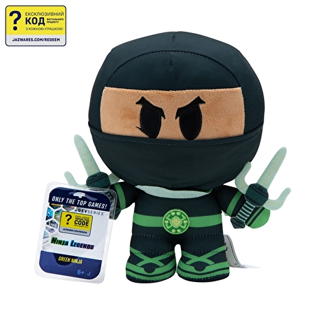 DevSeries М'яка ігрaшка Collector Plush Ninja Legends: Green Ninja, S1