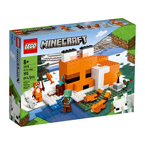 LEGO Конструктор Minecraft Хатина лисиці 21178 - lebebe-boutique - 6