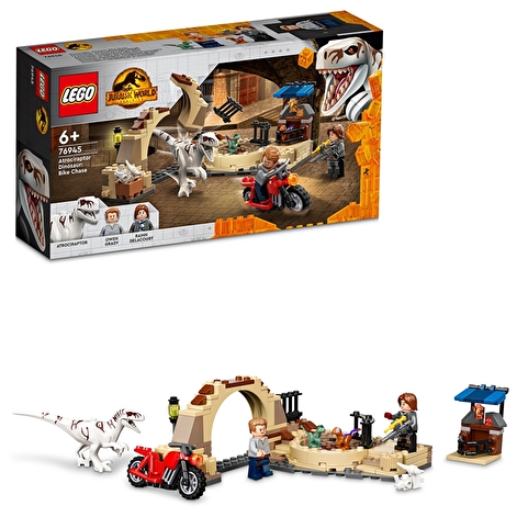 LEGO Конструктор Jurassic World Атроцираптор: погоня на мотоциклі - lebebe-boutique - 8