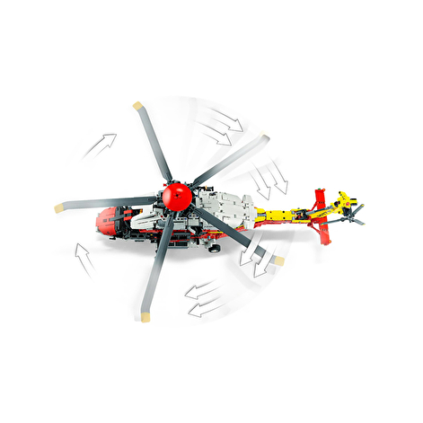 LEGO Конструктор Technic Рятувальний гелікоптер Airbus H175 - lebebe-boutique - 8