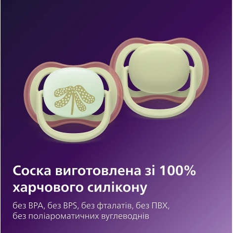 Пустушка Avent Ultra Air, 6-18 міс., 2 шт, нейтральний дизайн. - lebebe-boutique - 9