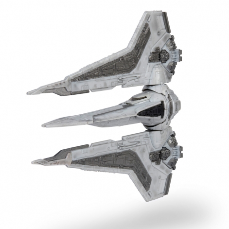 Star Wars Ігрова колекційна фігурка Medium Vehicle Транспорт та фігурка Kom'rk-Class Mandalorian Starfighter 12.5см - lebebe-boutique - 9