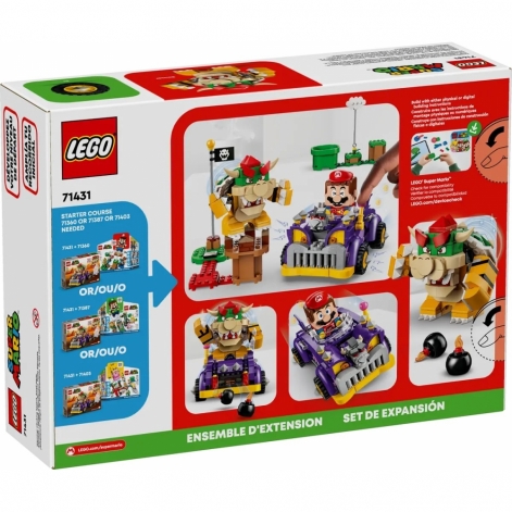 LEGO Конструктор Super Mario Маслкар Bowser. Додатковий набір - lebebe-boutique - 2