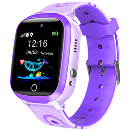 GoGPSme Дитячий GPS годинник-телефон ME K17 Пурпурний
