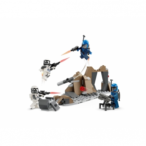 LEGO Конструктор STAR WARS Бойовий комплект «Засідка на Мандалорі» - lebebe-boutique - 4