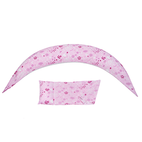 Подушка для вагітних 10 в 1 Nuvita DreamWizard, рожева