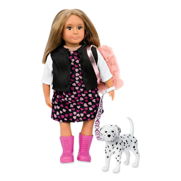 LORI Лялька (15 см) Гіа з собакою Далматинець
