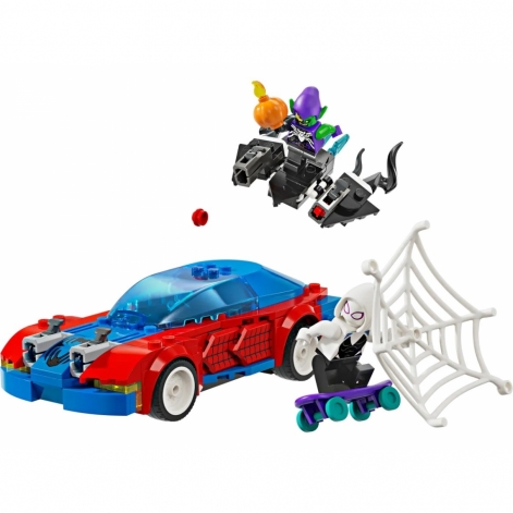 LEGO Конструктор Marvel Автомобіль для перегонів Людини-Павука й Зелений Гоблін з отрутою Венома - lebebe-boutique - 4