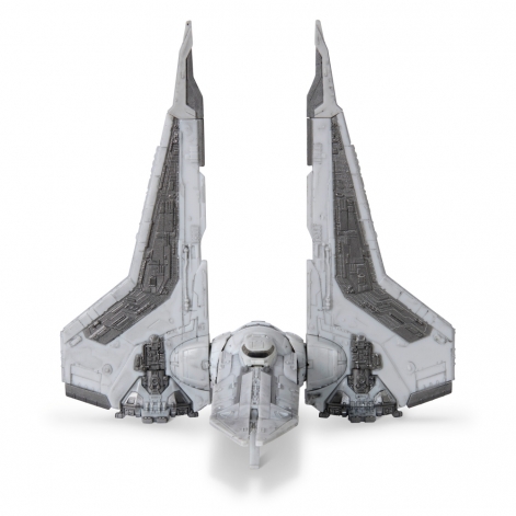 Star Wars Ігрова колекційна фігурка Medium Vehicle Транспорт та фігурка Kom'rk-Class Mandalorian Starfighter 12.5см - lebebe-boutique - 2