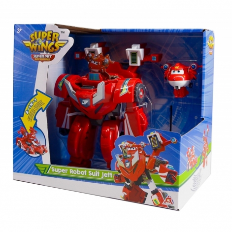 Super Wings Ігровий набір Super Robot Suit Джетт (Jett) - lebebe-boutique - 4