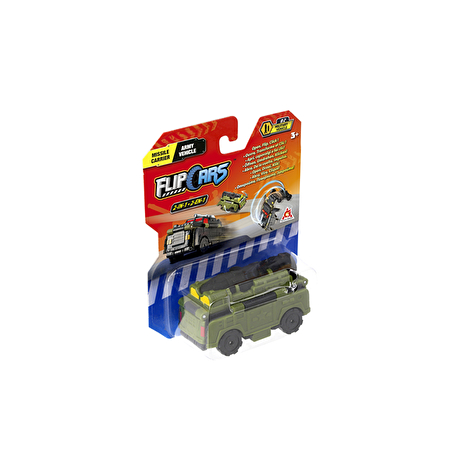 Flip Cars Машинка-трансформер 2 в 1 Ракетоносець і Армійський автомобіль - lebebe-boutique - 6