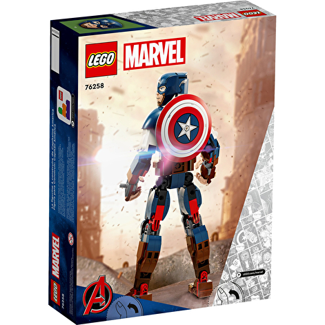 LEGO Конструктор Marvel Фігурка Капітана Америка для складання - lebebe-boutique - 6
