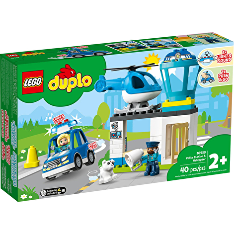 LEGO Конструктор DUPLO Town Поліцейська дільниця та гелікоптер - lebebe-boutique - 9