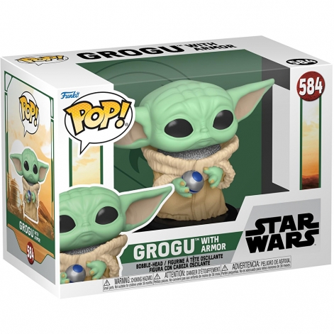 Funko Фігурка Funko Star Wars: BoBF- Grogu w/armor - lebebe-boutique - 2