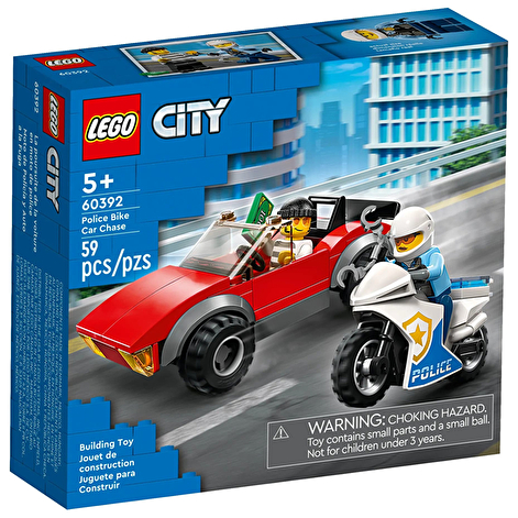LEGO Конструктор City Переслідування автомобіля на поліцейському мотоциклі - lebebe-boutique - 6