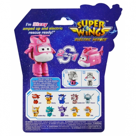 Ігрова фігурка-трансформер Super Wings Transform-a-Bots Діззі (Dizzy) - lebebe-boutique - 9