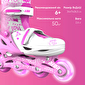 Роликові ковзани Neon Inline Skates, рожевий 34-37 - lebebe-boutique - 6