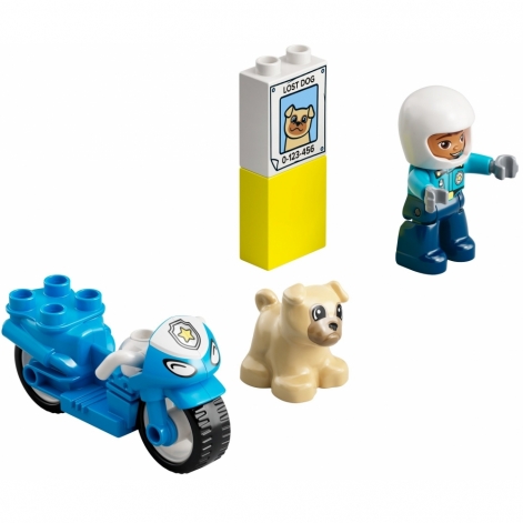 LEGO Конструктор DUPLO Town Поліцейський мотоцикл 10967 - lebebe-boutique - 7