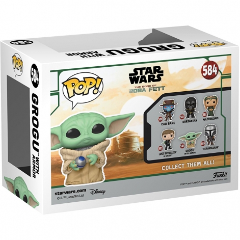 Funko Фігурка Funko Star Wars: BoBF- Grogu w/armor - lebebe-boutique - 3