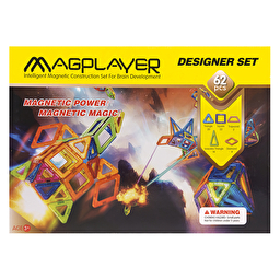 MagPlayer Конструктор магнітний 62 од.(MPB-62)