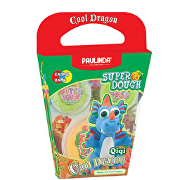 PAULINDA Маса для ліплення Super Dough Cool Dragon Дракон (блакитний)
