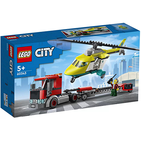 LEGO Конструктор City Перевезення рятувального гелікоптера 60343