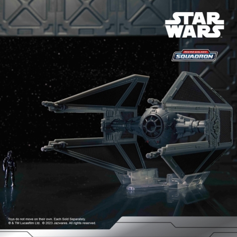 Star Wars Ігрова колекційна фігурка Small Vehicle Транспорт та фігурка TIE Interceptor 7.5см - lebebe-boutique - 7