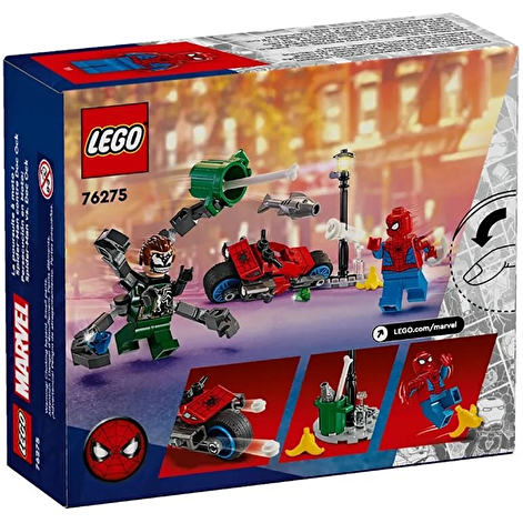 LEGO Конструктор Marvel Погоня на мотоциклах Людина-Павук vs. Доктор Восьминіг