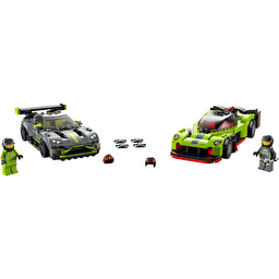 LEGO Конструктор Speed Champions Aston Martin Valkyrie AMR Pro и Aston Martin Vantage GT3
