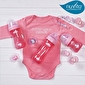Дитяча антиколікова пляшечка Mimic® Nuvita, 330 мл, рожева - lebebe-boutique - 2