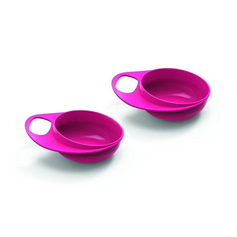 Набір глибоких тарілок для малюка Nuvita, рожевий - lebebe-boutique - 2