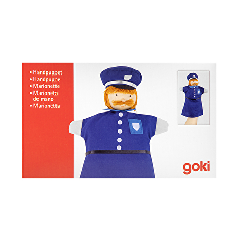 Лялька-рукавичка goki Поліцейський - lebebe-boutique - 4