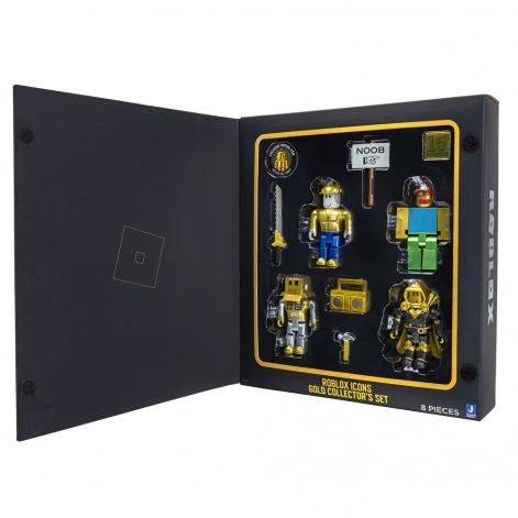 Roblox Ігровий набір Jazwares Four Figure Pack Roblox Icons - 15th Anniversary Gold Collector’s Set - lebebe-boutique - 5