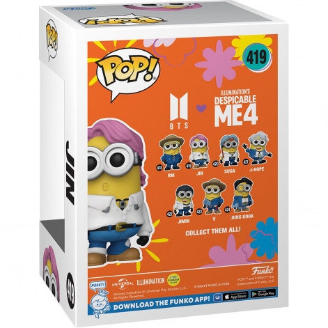 Funko Фігурка Funko POP Rocks: Minions X BTS - Jin - lebebe-boutique - 3