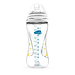 Пляшечка для годування  Nuvita Feeding bottle Mimic 330ml. 4m+ Colic reduction, white