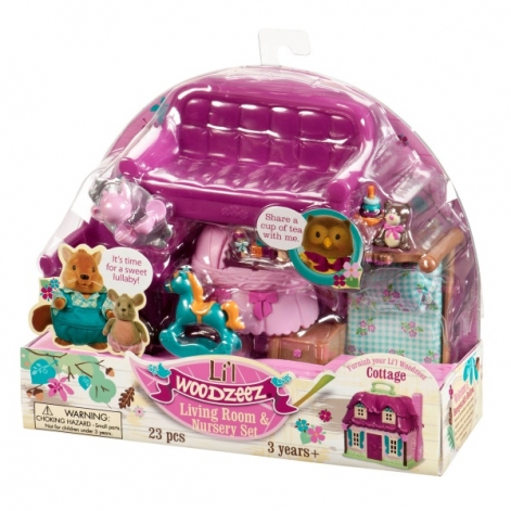 Ігровий набір Li'l Woodzeez Вітальня і дитяча - lebebe-boutique - 3