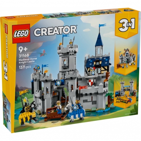 Конструктор LEGO Creator Середньовічний замок із лицарем на коні - lebebe-boutique - 2
