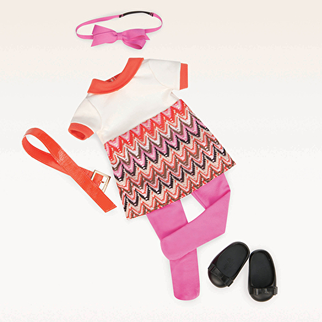 Набір одягу для ляльок Our Generation - Сукня з принтом - lebebe-boutique - 2