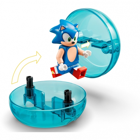 LEGO Конструктор Sonic the Hedgehog Змагання швидкісної сфери Соніка - lebebe-boutique - 8