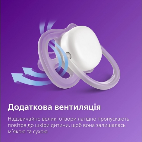Пустушка Avent Ultra Air, 18+ міс., дизайн нейтральний, 2 шт. - lebebe-boutique - 4
