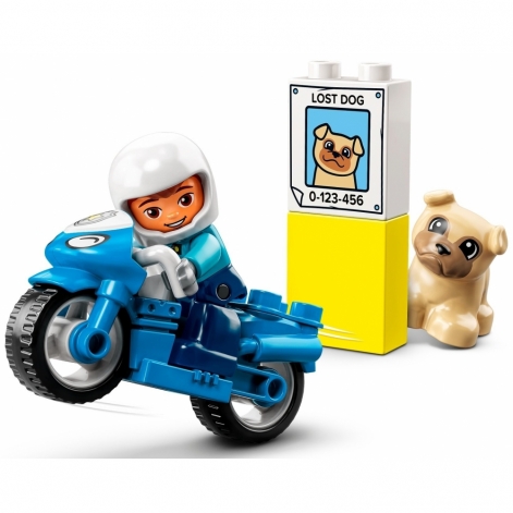 LEGO Конструктор DUPLO Town Поліцейський мотоцикл 10967 - lebebe-boutique - 6