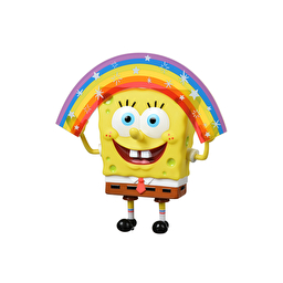 Sponge Bob Ігрова фігурка Masterpiece Memes Collection - Rainbow SB