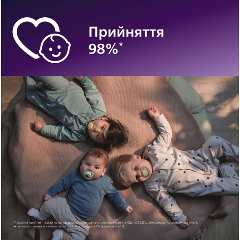Пустушка Avent Ultra Air Нічна, 6-18 міс., 2шт, нейтральний дизайн. - lebebe-boutique - 5
