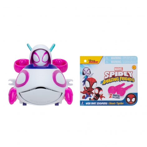 Машинка Spidey Little Vehicle Web Dart Zoomers Привид-павук (Ghost-Spider) - lebebe-boutique - 4