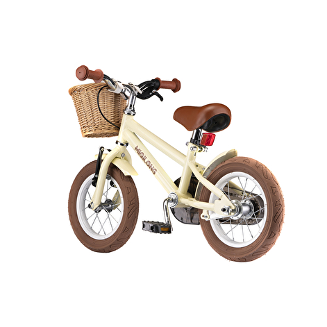 Miqilong Дитячий велосипед RM Бежевий 12" - lebebe-boutique - 3