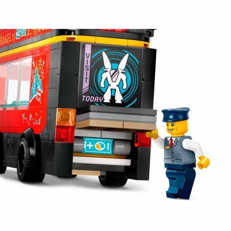 LEGO Конструктор City Червоний двоповерховий екскурсійний автобус - lebebe-boutique - 6