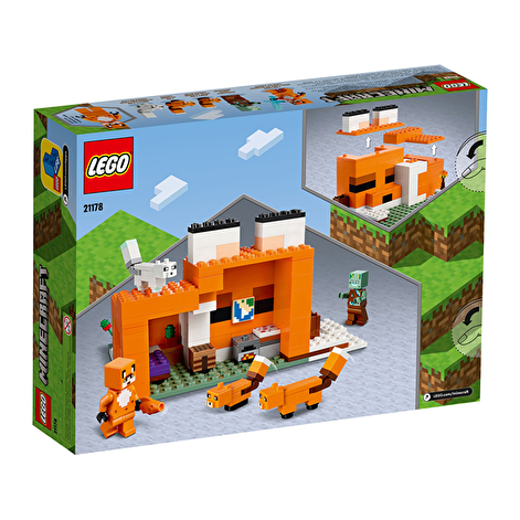 LEGO Конструктор Minecraft Хатина лисиці 21178 - lebebe-boutique - 5