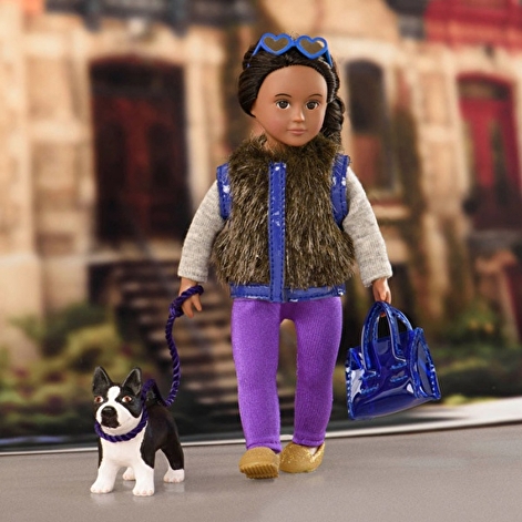 LORI Лялька (15 см) Ілісса і собака тер'єр Індіана - lebebe-boutique - 4