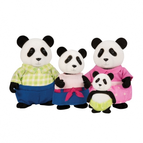 Li`l Woodzeez Набір фігурок - Сім'я Панда - lebebe-boutique - 2